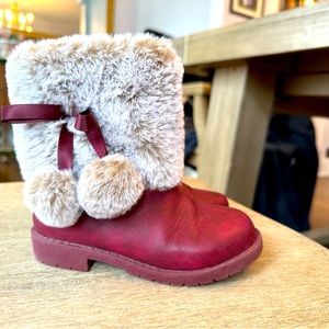 Faux Fur Nicole Miller Toddler Boots